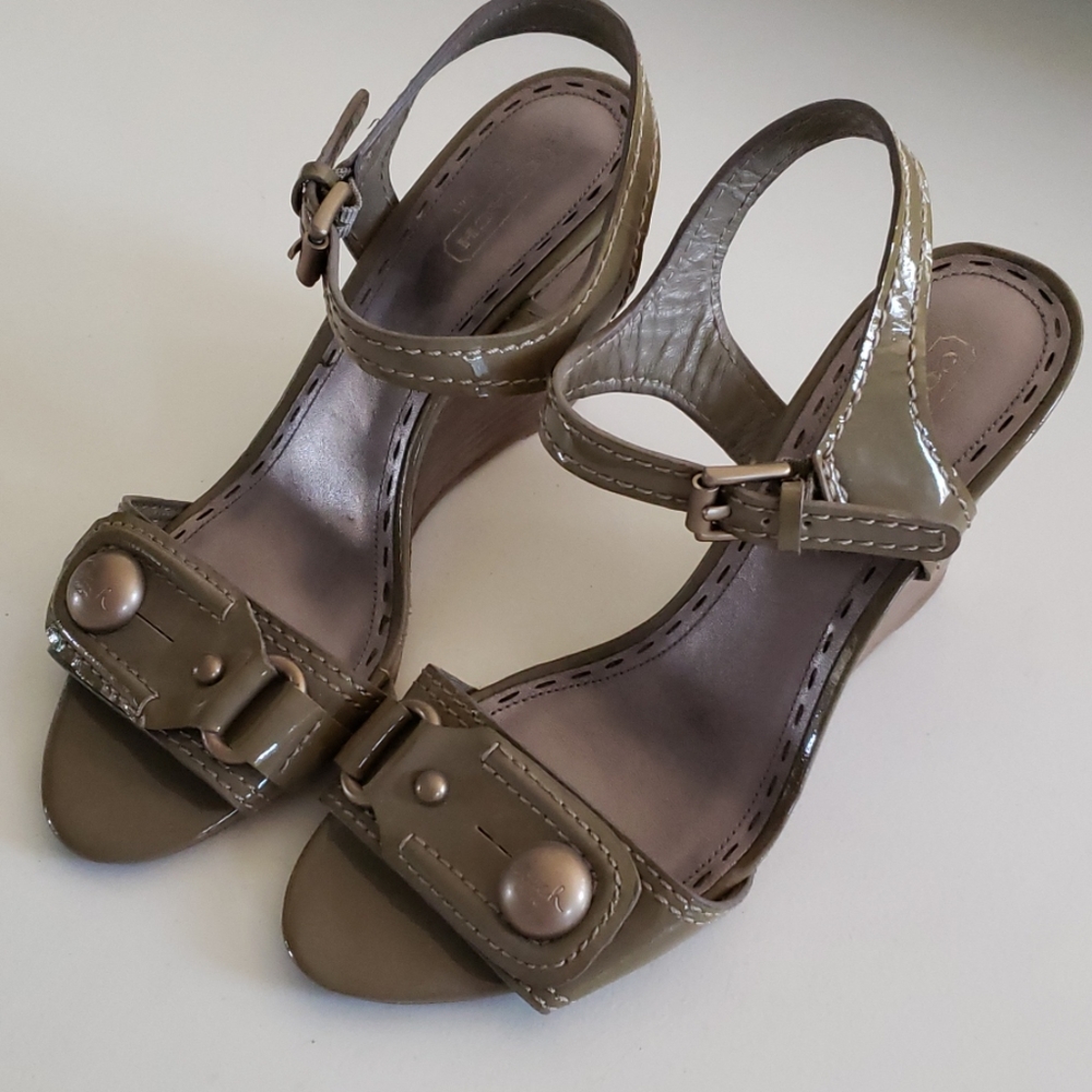 Coach wedge heels